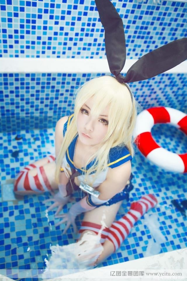 性感迷人萌妹变身战舰kisscosplay少女清凉COSPLAY