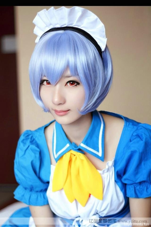 cosplay工口国内白袜女仆绫波丽cosplay
