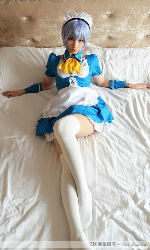 cosplay工口国内白袜女仆绫波丽cosplay
