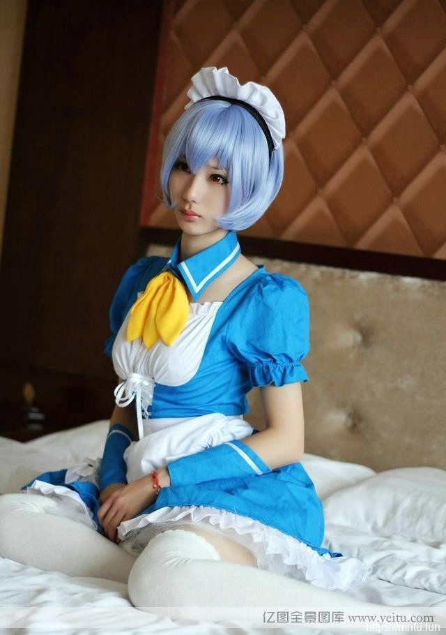 cosplay工口国内白袜女仆绫波丽cosplay