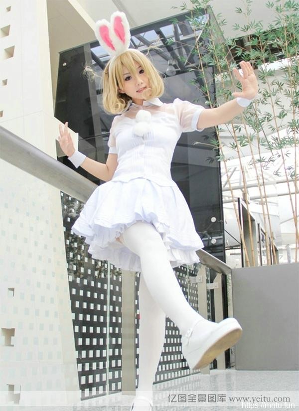 兔耳蕾福利cos丝迷你裙精彩Cosplay