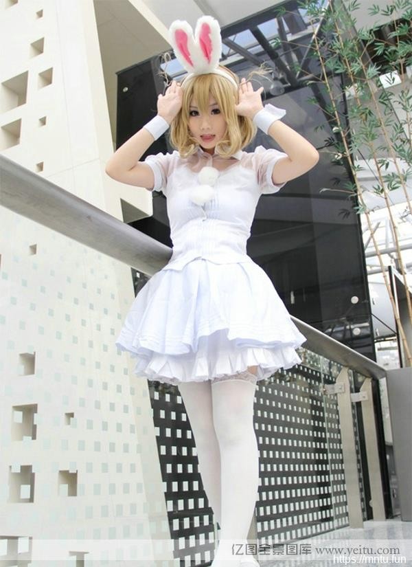 兔耳蕾福利cos丝迷你裙精彩Cosplay