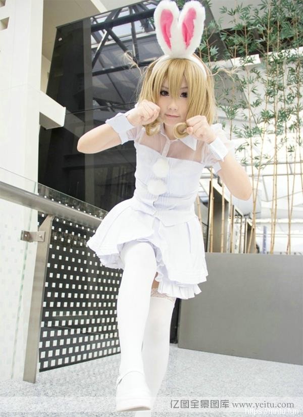 兔耳蕾福利cos丝迷你裙精彩Cosplay