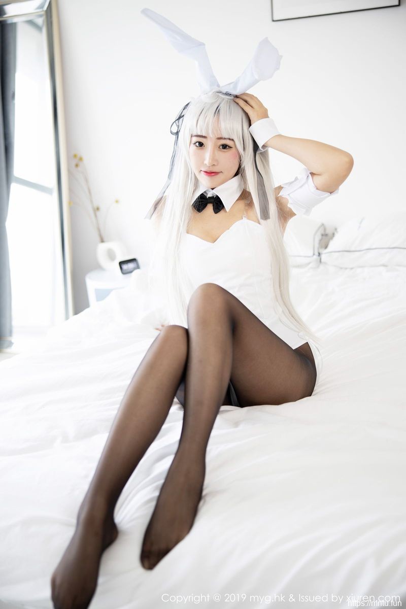 美媛馆新人模特童丹娜ccosplay图片ara兔女郎黑丝美腿COSPLAY首套写真