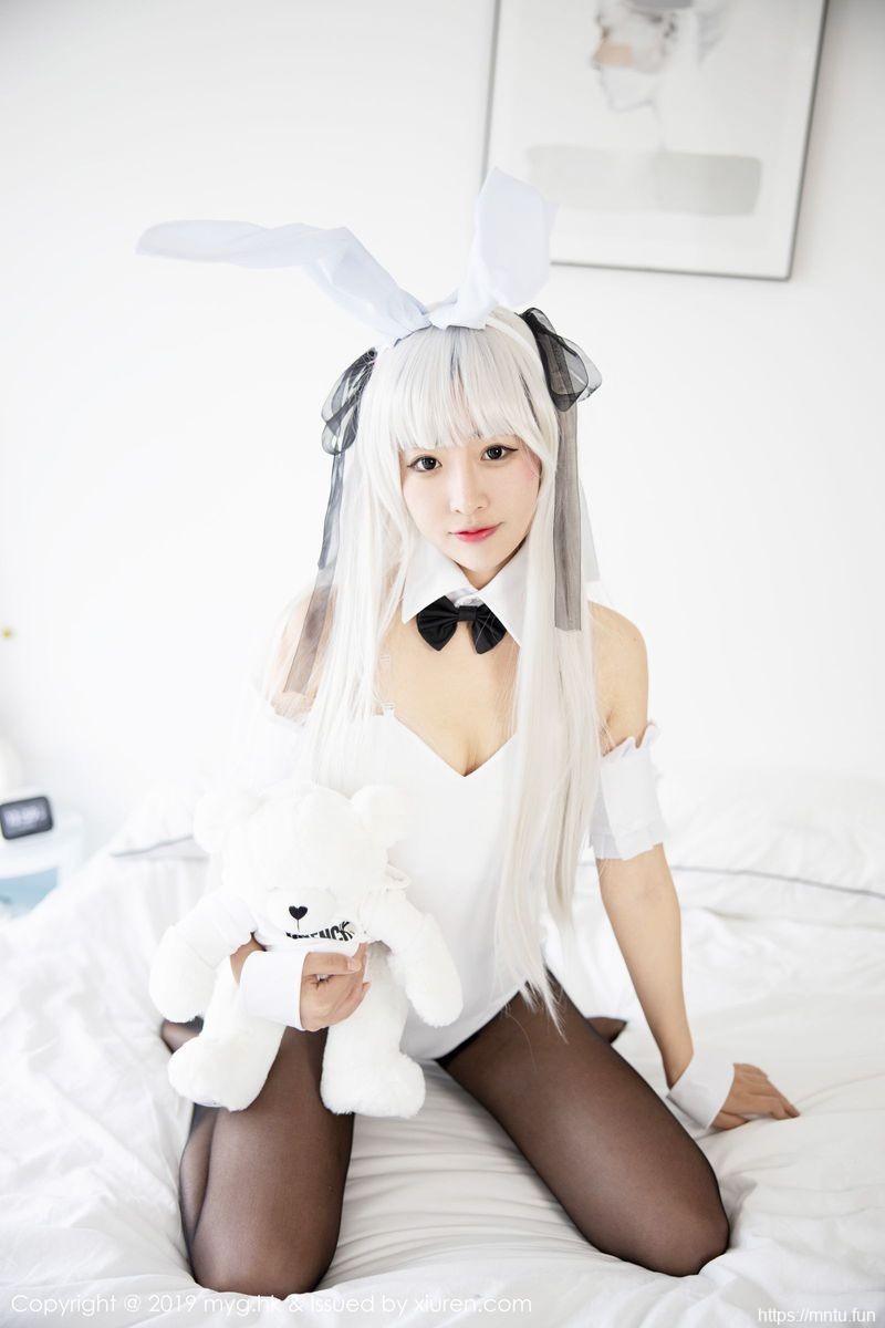 美媛馆新人模特童丹娜ccosplay图片ara兔女郎黑丝美腿COSPLAY首套写真