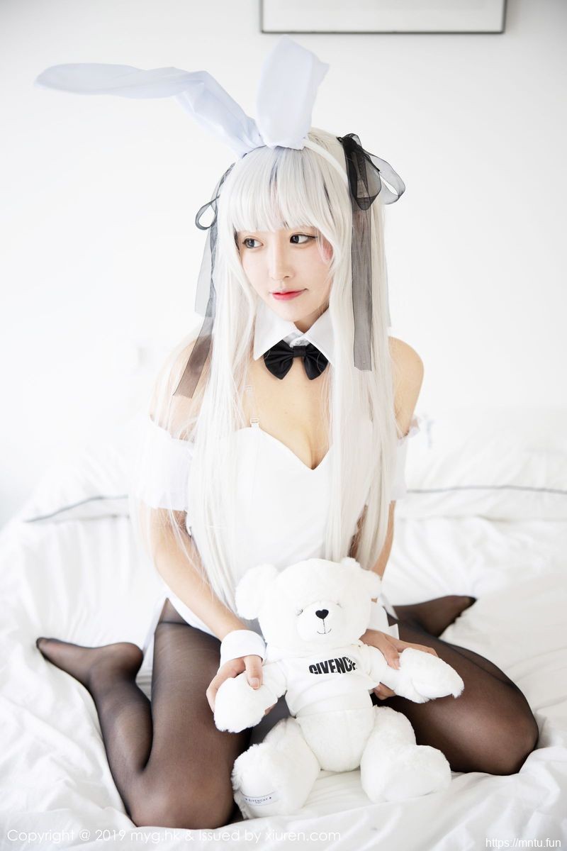 美媛馆新人模特童丹娜ccosplay图片ara兔女郎黑丝美腿COSPLAY首套写真