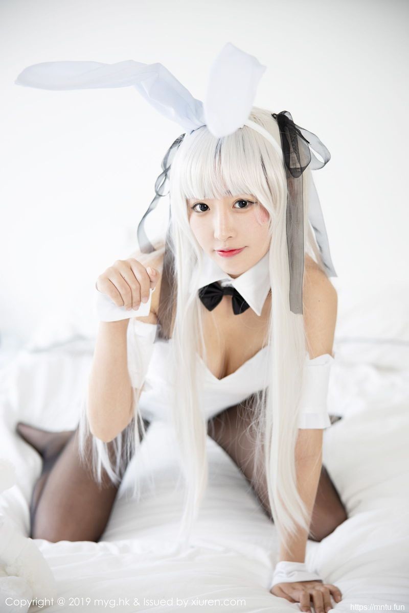 美媛馆新人模特童丹娜ccosplay图片ara兔女郎黑丝美腿COSPLAY首套写真