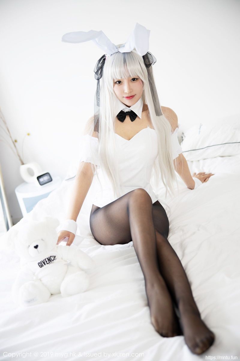 美媛馆新人模特童丹娜ccosplay图片ara兔女郎黑丝美腿COSPLAY首套写真