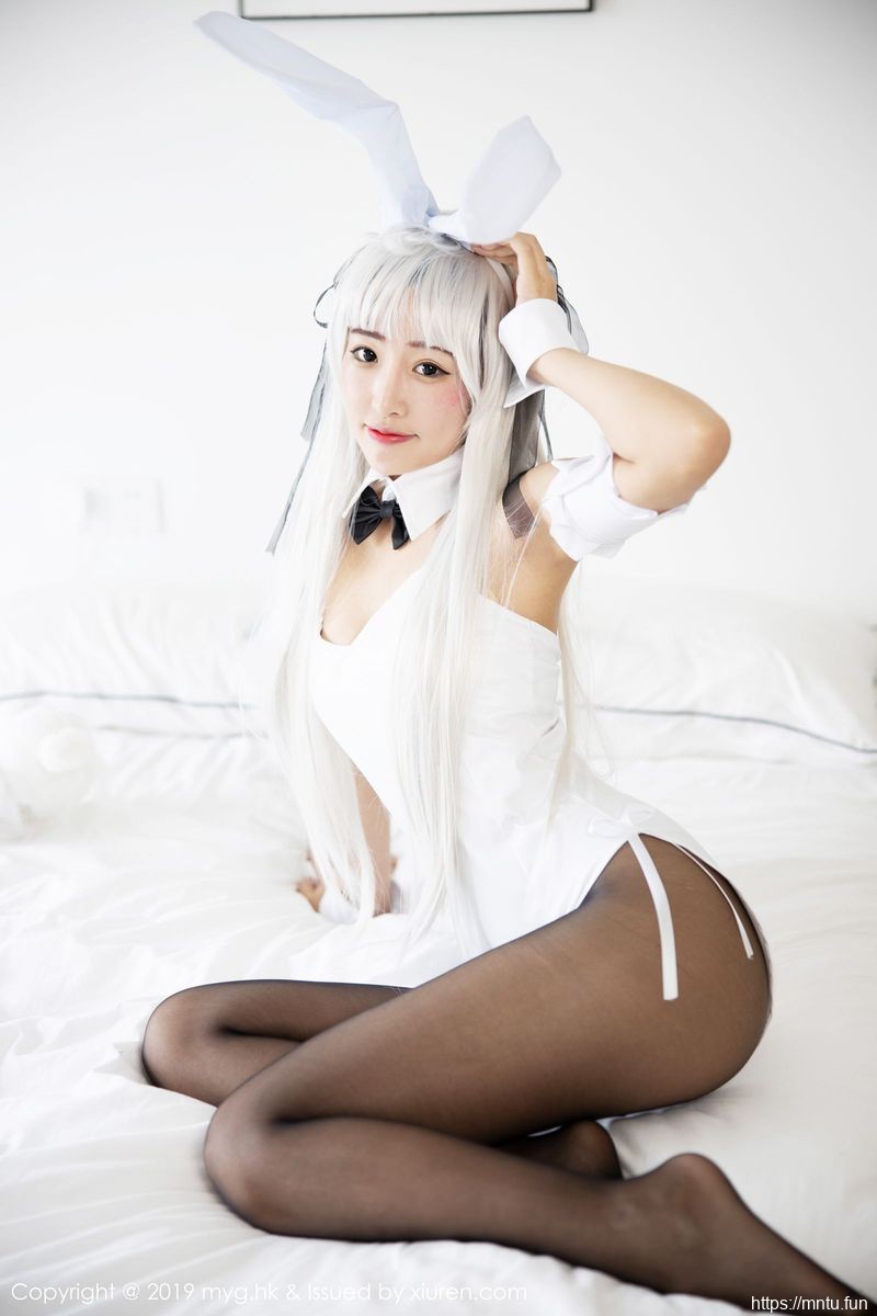 美媛馆新人模特童丹娜ccosplay图片ara兔女郎黑丝美腿COSPLAY首套写真