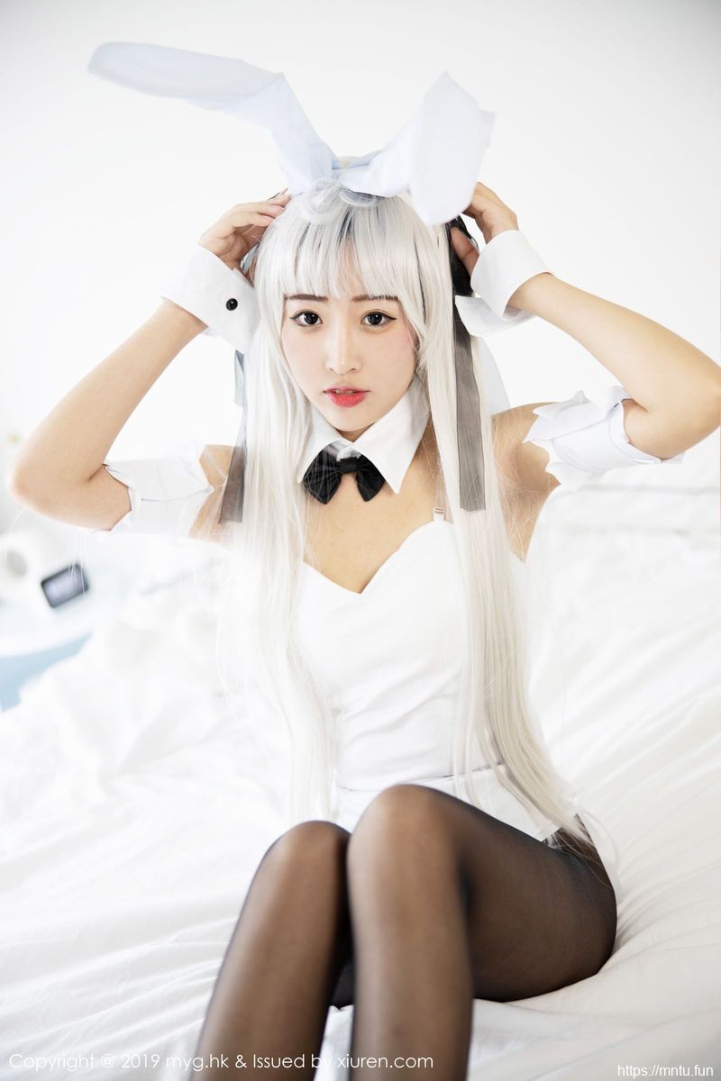 美媛馆新人模特童丹娜ccosplay图片ara兔女郎黑丝美腿COSPLAY首套写真