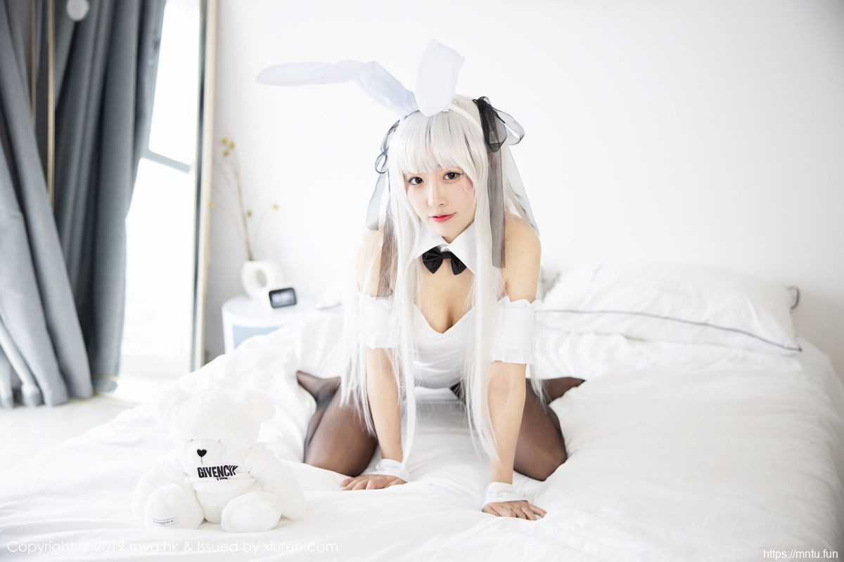 美媛馆新人模特童丹娜ccosplay图片ara兔女郎黑丝美腿COSPLAY首套写真