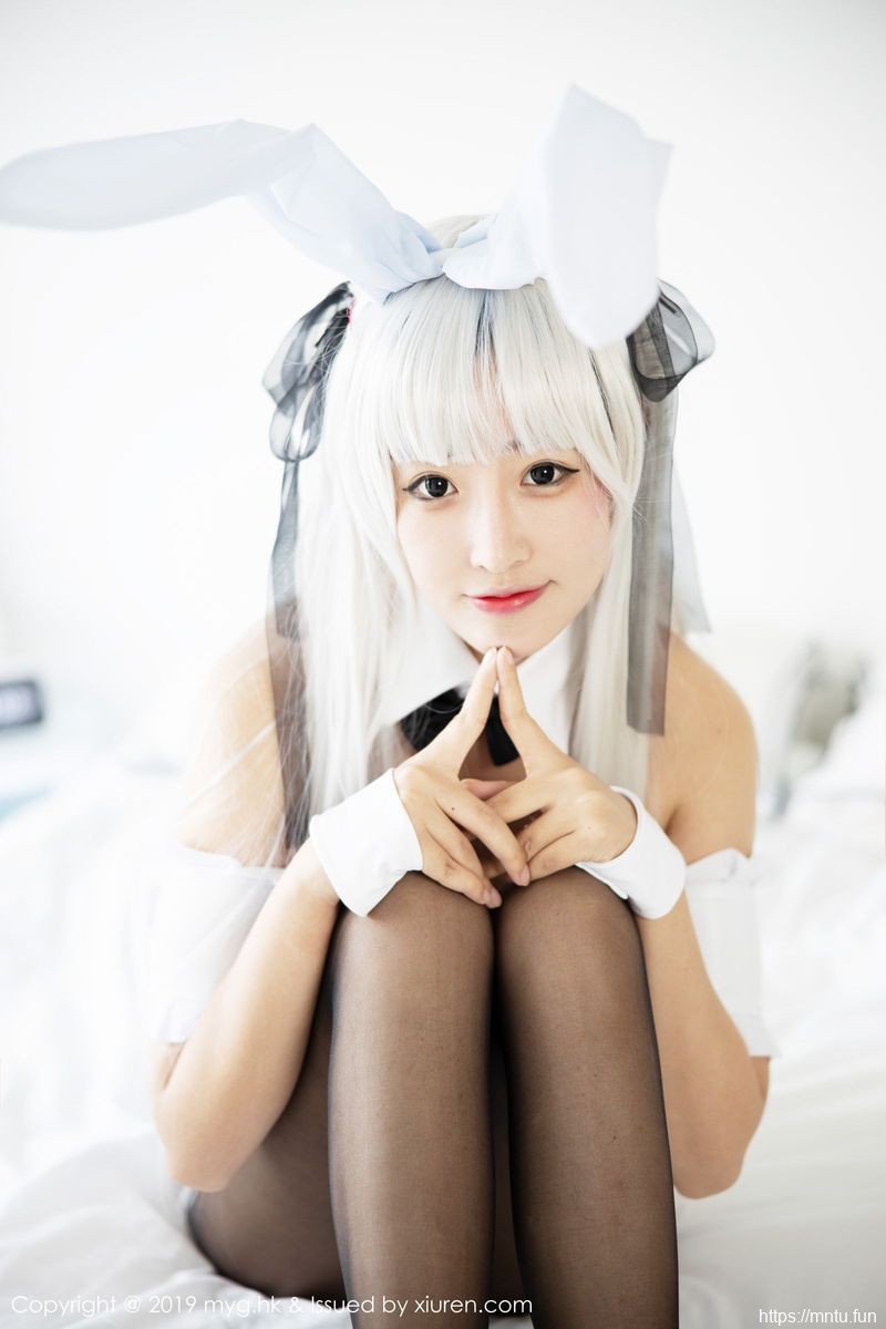 美媛馆新人模特童丹娜ccosplay图片ara兔女郎黑丝美腿COSPLAY首套写真