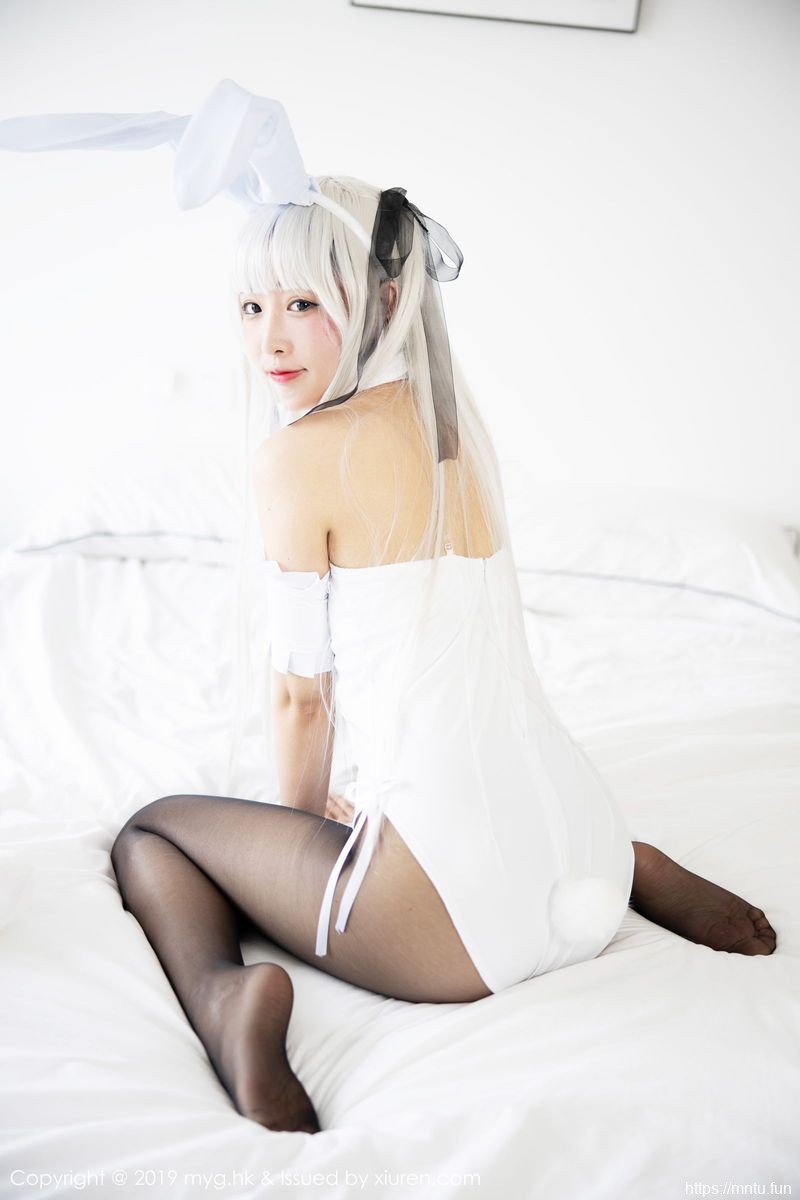 美媛馆新人模特童丹娜ccosplay图片ara兔女郎黑丝美腿COSPLAY首套写真