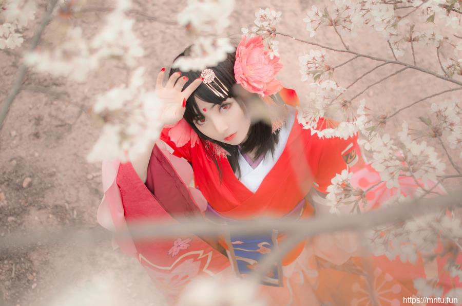 阴阳师樱花妖cosplay写真图片