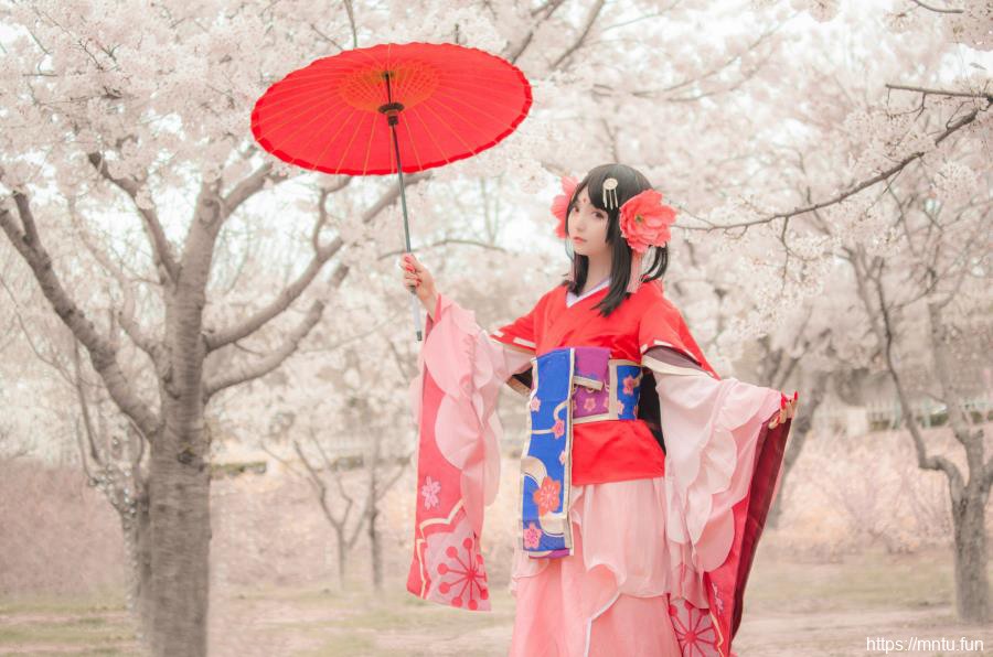 阴阳师樱花妖cosplay写真图片