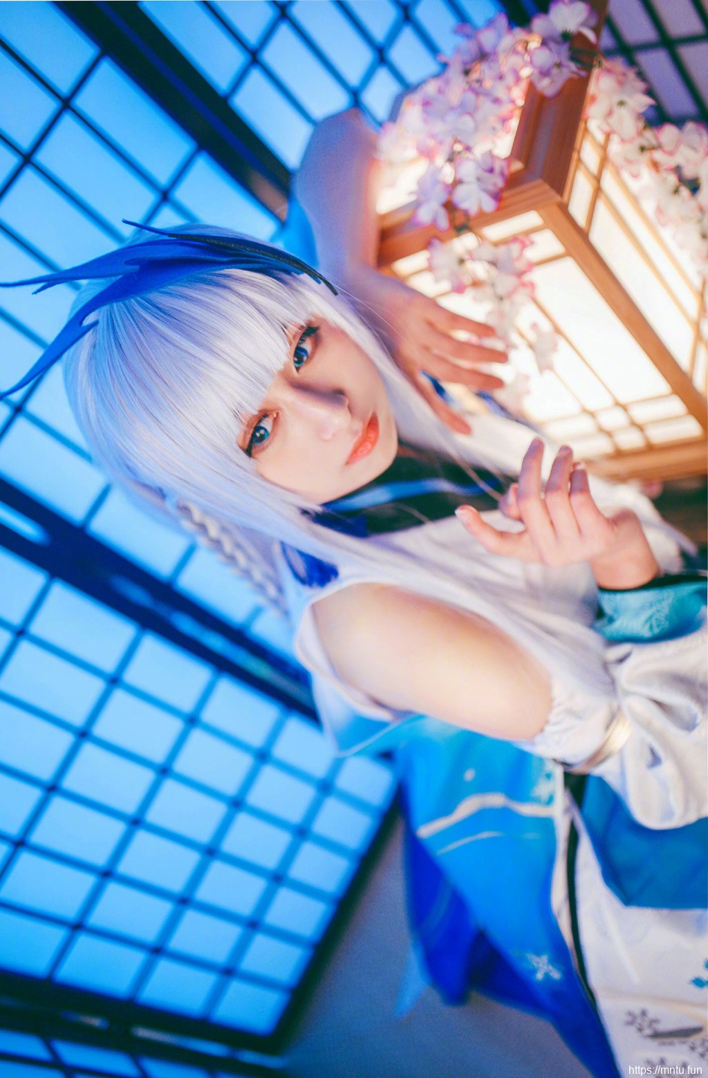 日本美女cosplay阴阳师雪女写真图片