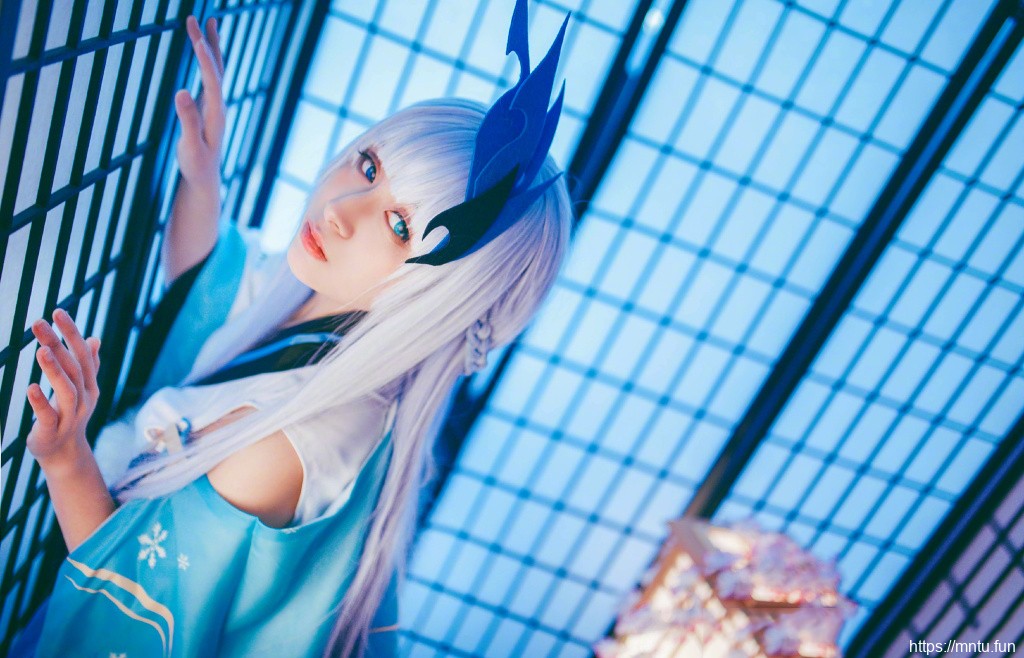 日本美女cosplay阴阳师雪女写真图片
