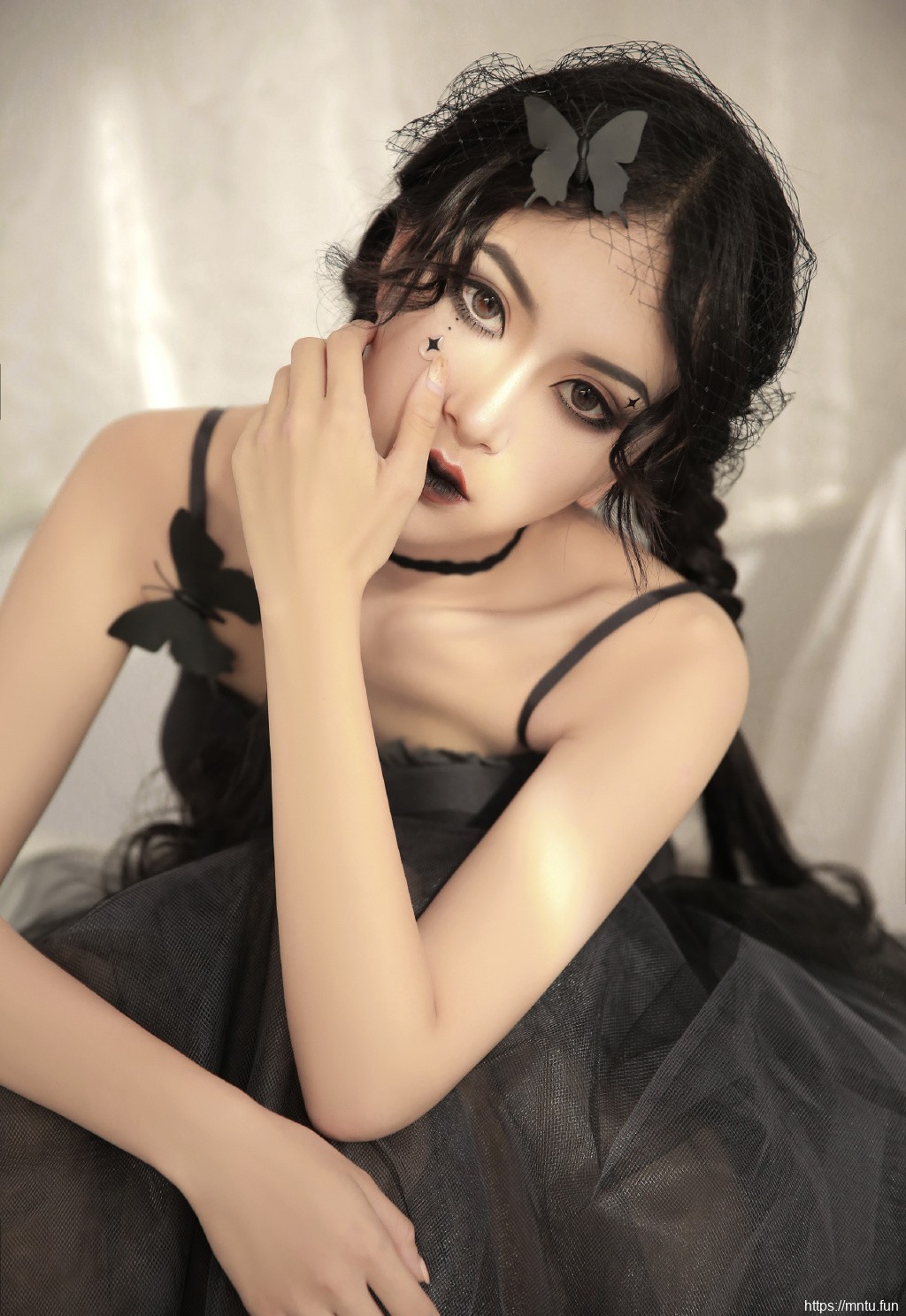 cos美女万圣节特效妆诱惑性感艺术写真