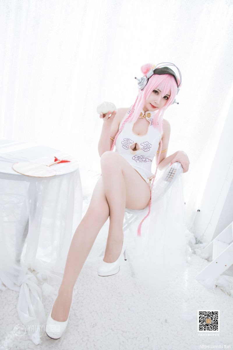 YALAYI雅拉伊性cosplay工口感美少女清凉装扮COSPLAY超级索尼子写真
