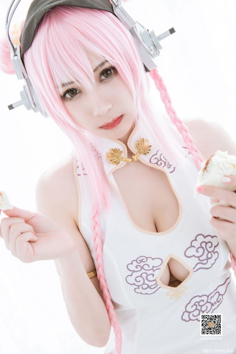 YALAYI雅拉伊性cosplay工口感美少女清凉装扮COSPLAY超级索尼子写真