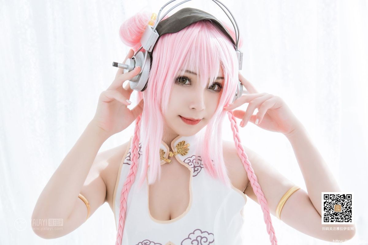 YALAYI雅拉伊性cosplay工口感美少女清凉装扮COSPLAY超级索尼子写真