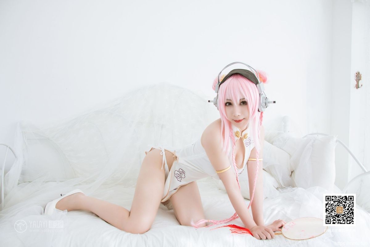 YALAYI雅拉伊性cosplay工口感美少女清凉装扮COSPLAY超级索尼子写真
