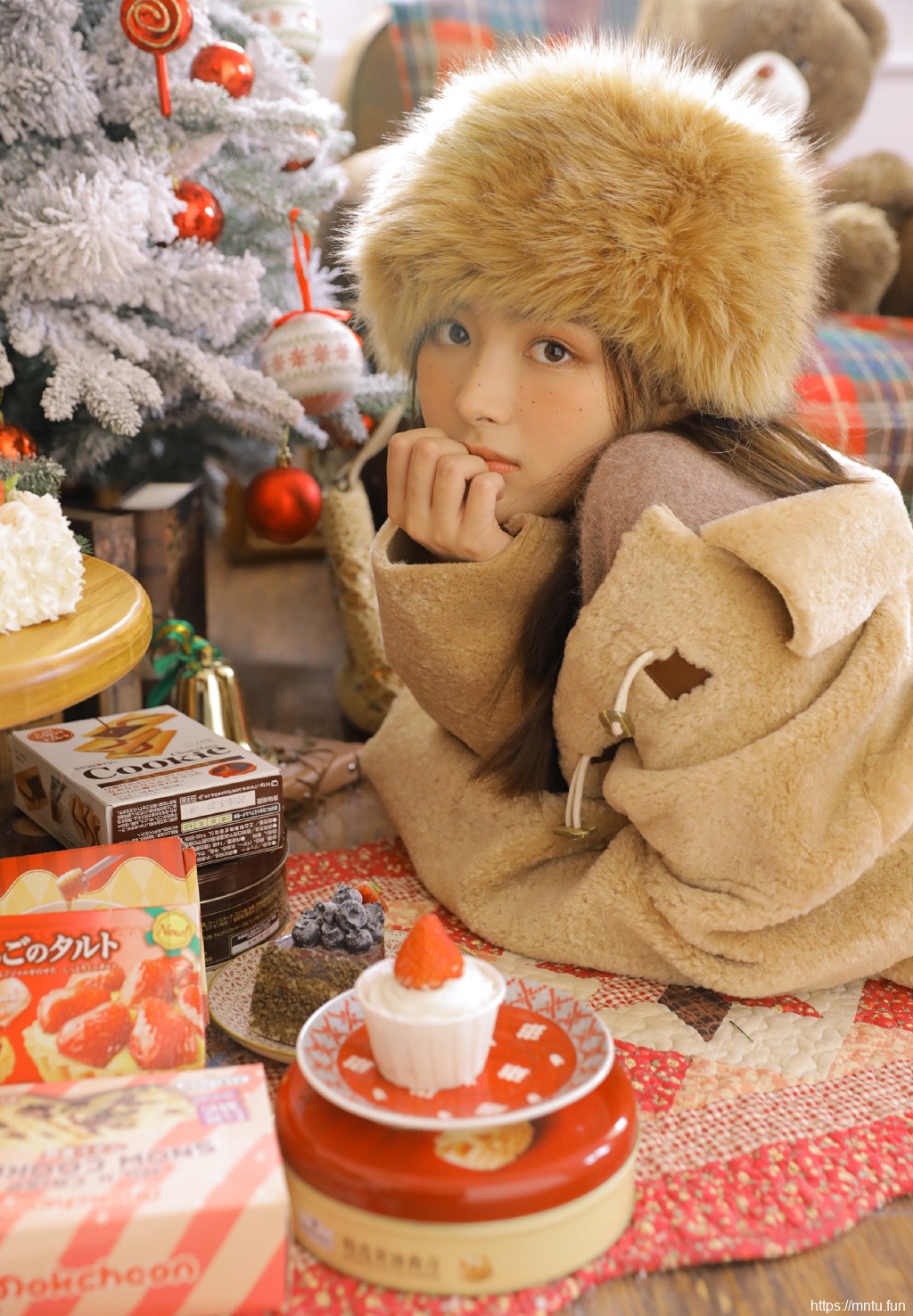 圣诞节美女性感美女圣诞主题cos写真