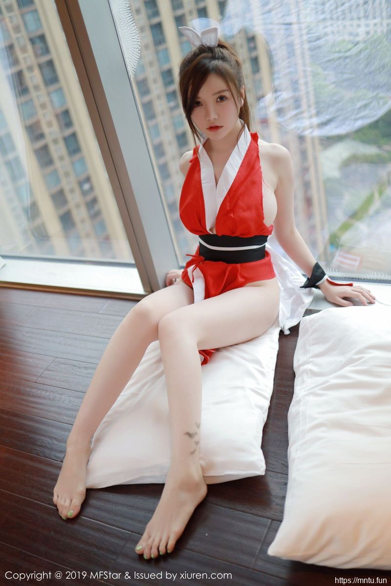 模范学院性感美女美女cosplay糯美子Mini惹火身材COS不知火舞诱惑美图