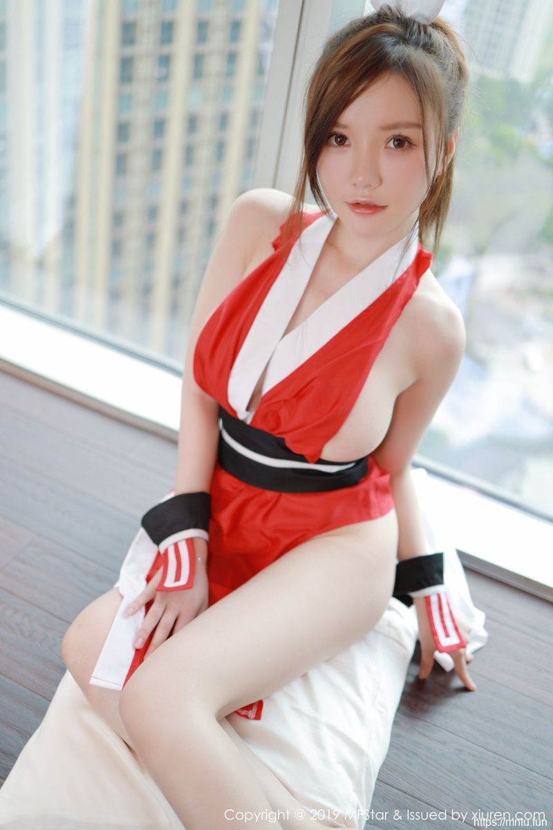 模范学院性感美女美女cosplay糯美子Mini惹火身材COS不知火舞诱惑美图