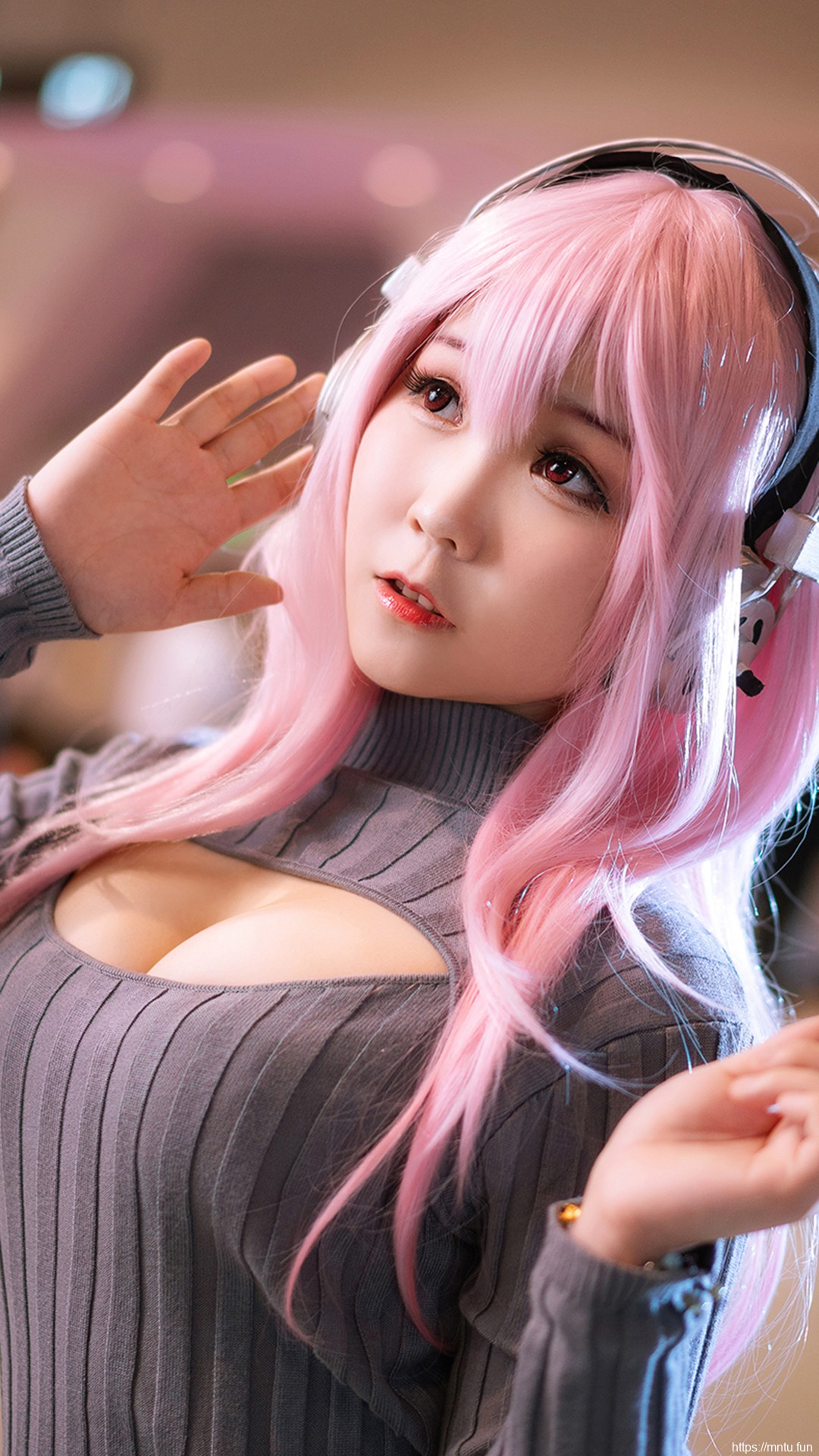 性感巨乳索尼子cosplay写真图片