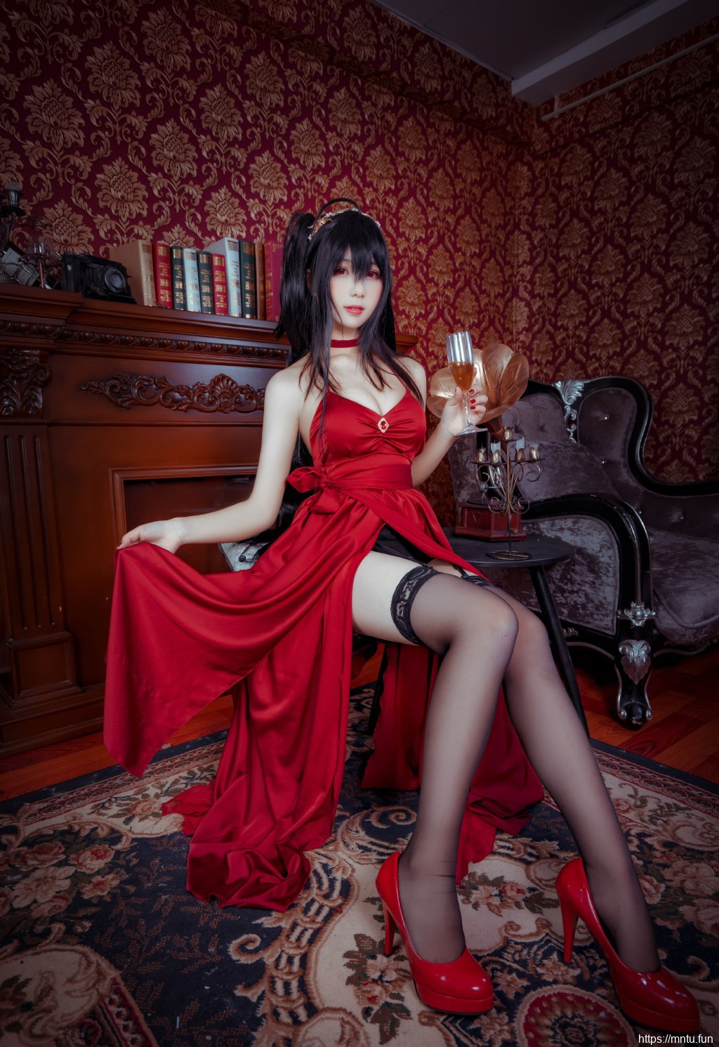 碧蓝航线cos图片动漫美女大凤cos写真