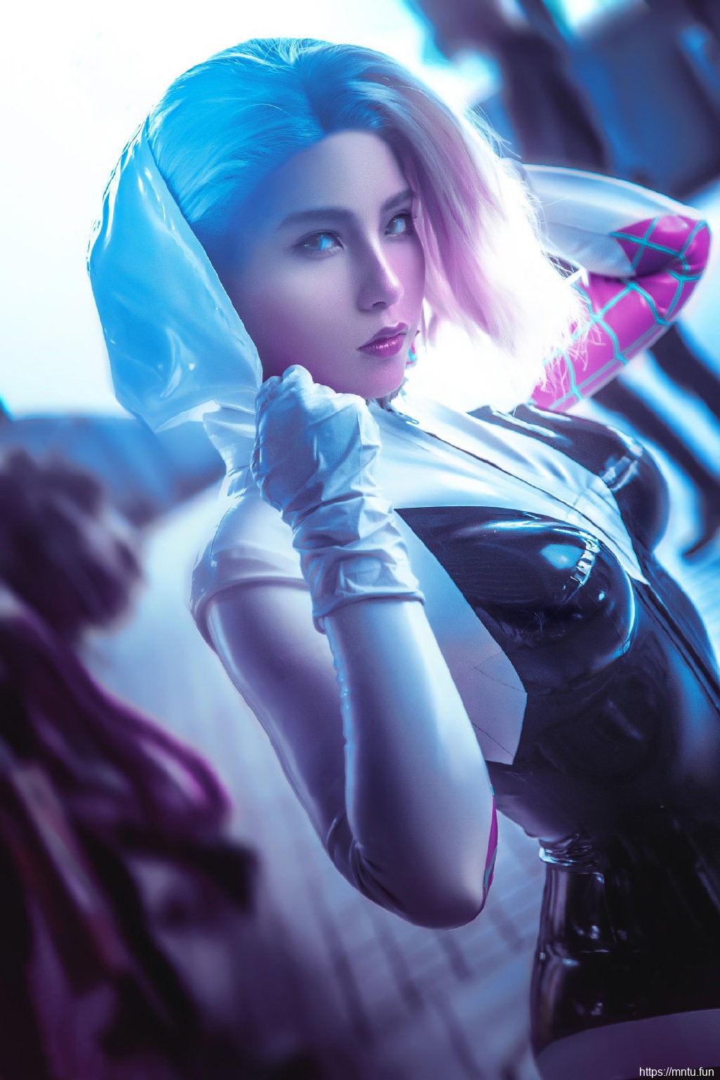 性感曼妙美女紧身衣cosplay写真图片