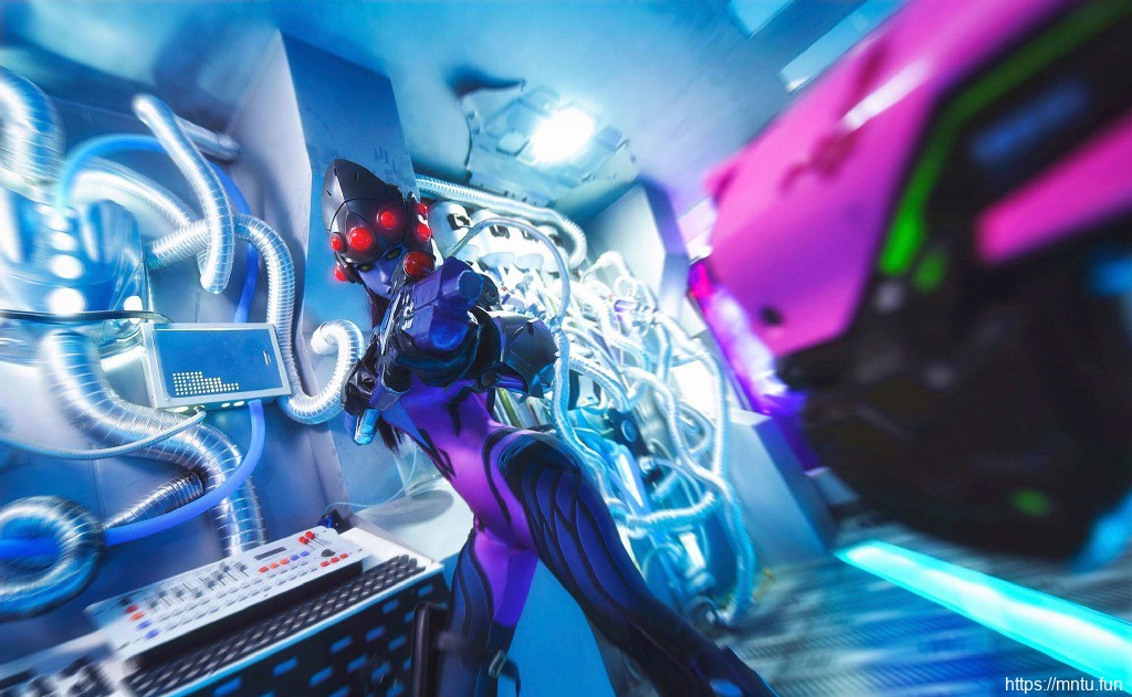 游戏美女dva cos图片守望先锋cos美女图片