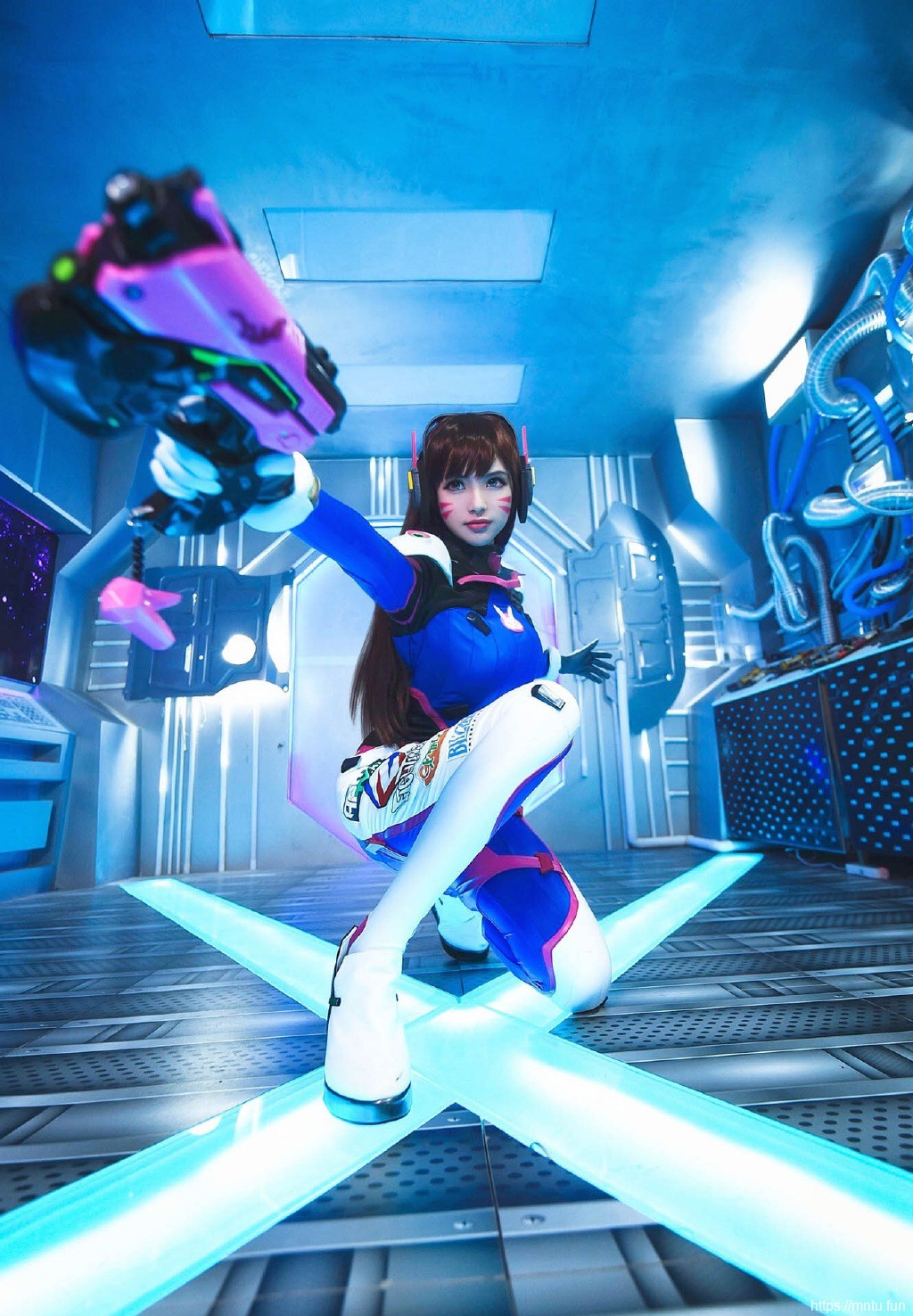 游戏美女dva cos图片守望先锋cos美女图片