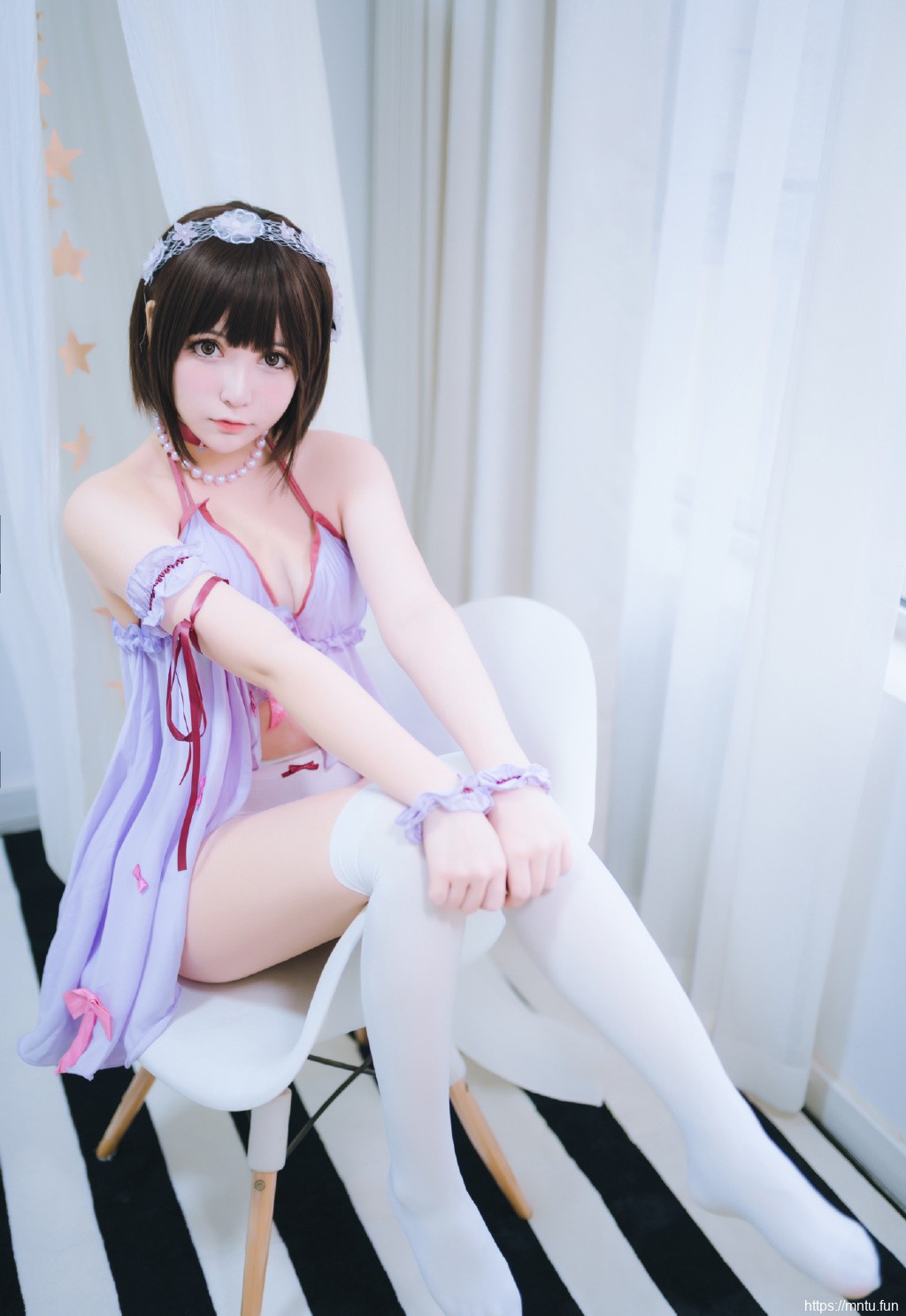 路人女主养成方加藤惠cos美女性感图片