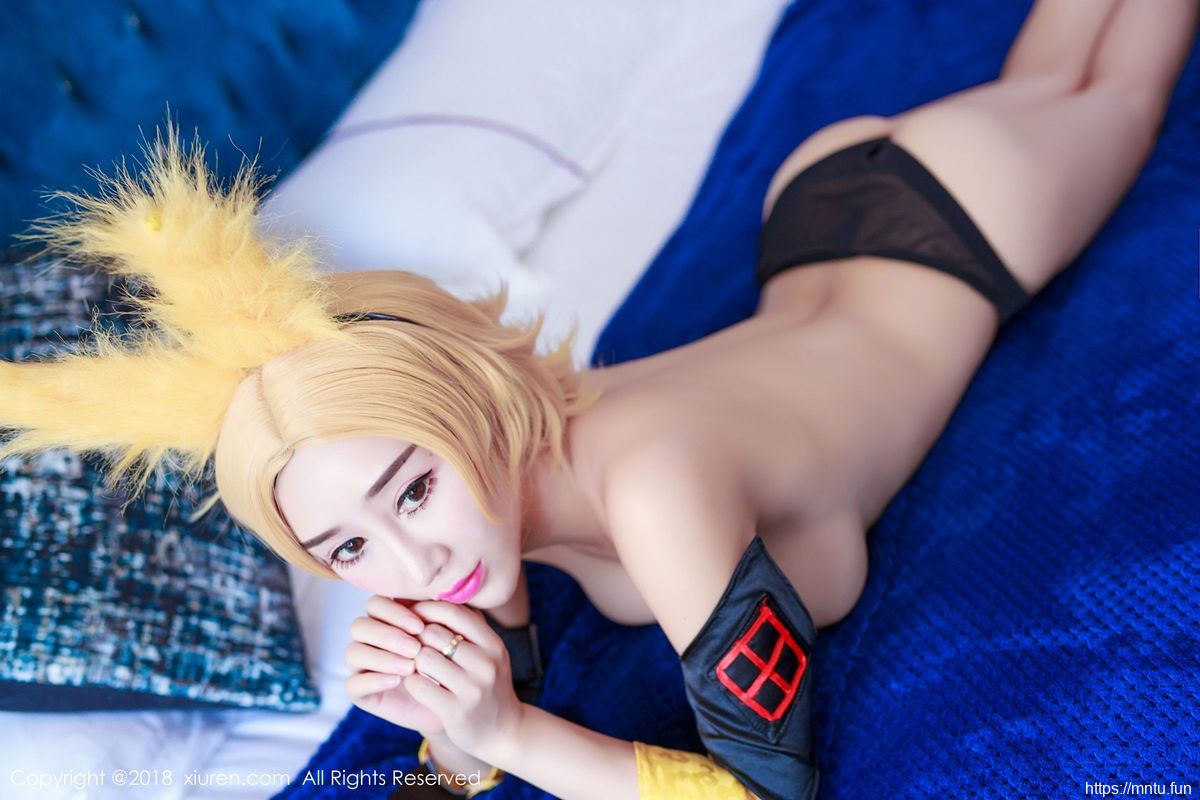 秀人重生之cosplay网性感女神邹晶晶COSPLAY王者荣耀妲己美图
