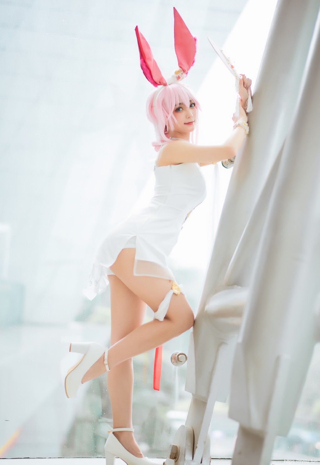 崩坏3同人cos性感丝袜旗袍美女图片