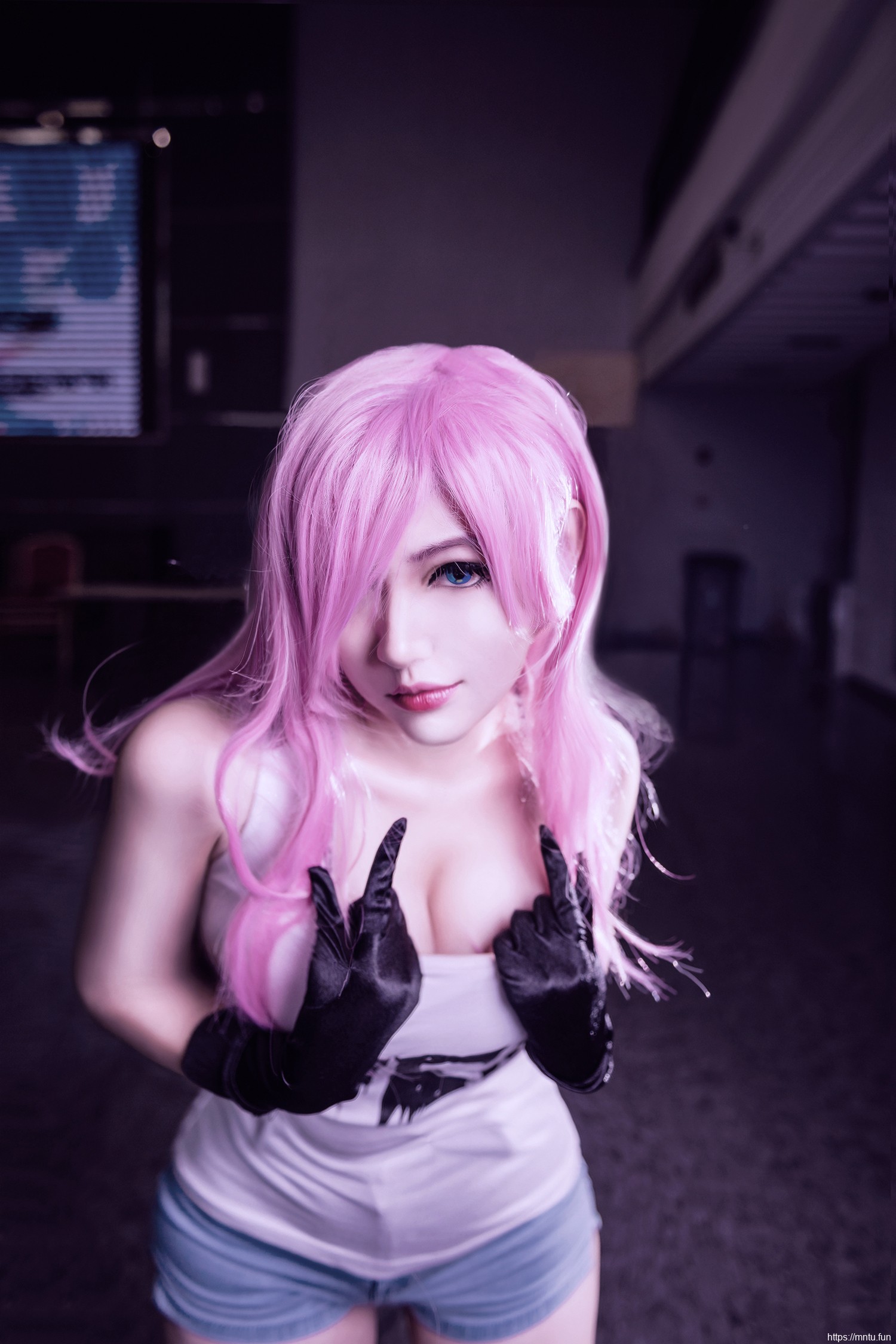 性感刮骨刀夏禾cosplay美女写真图片