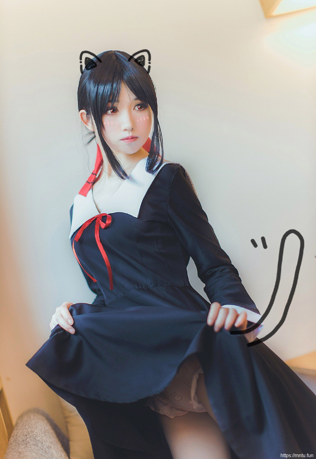 辉夜大小姐想让我告白同人cos性感写真图片