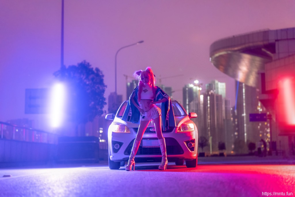甜美赛车玉藻前cosplay美女写真图片