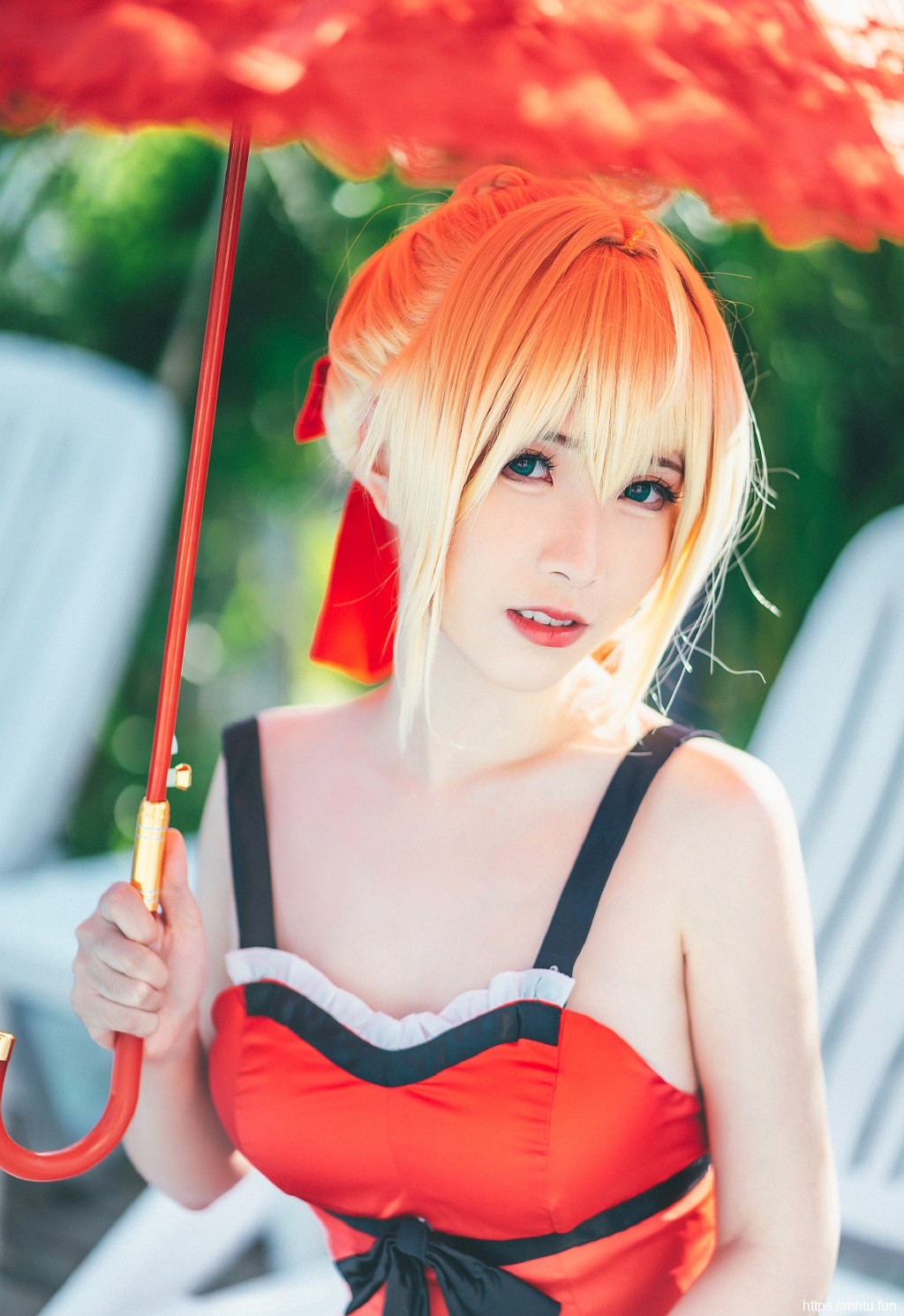 长腿美女性感惹火cosplay写真图片