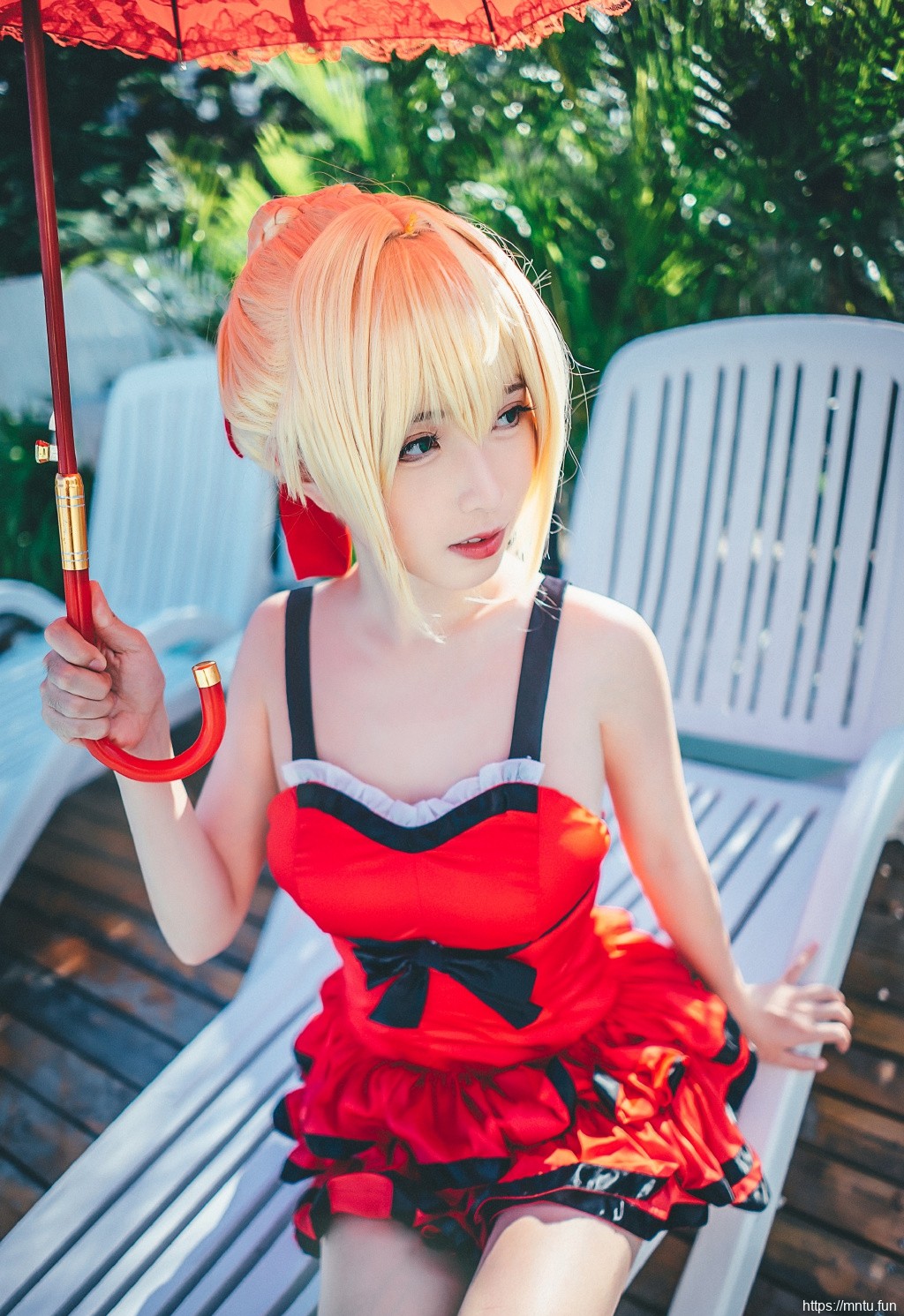 长腿美女性感惹火cosplay写真图片