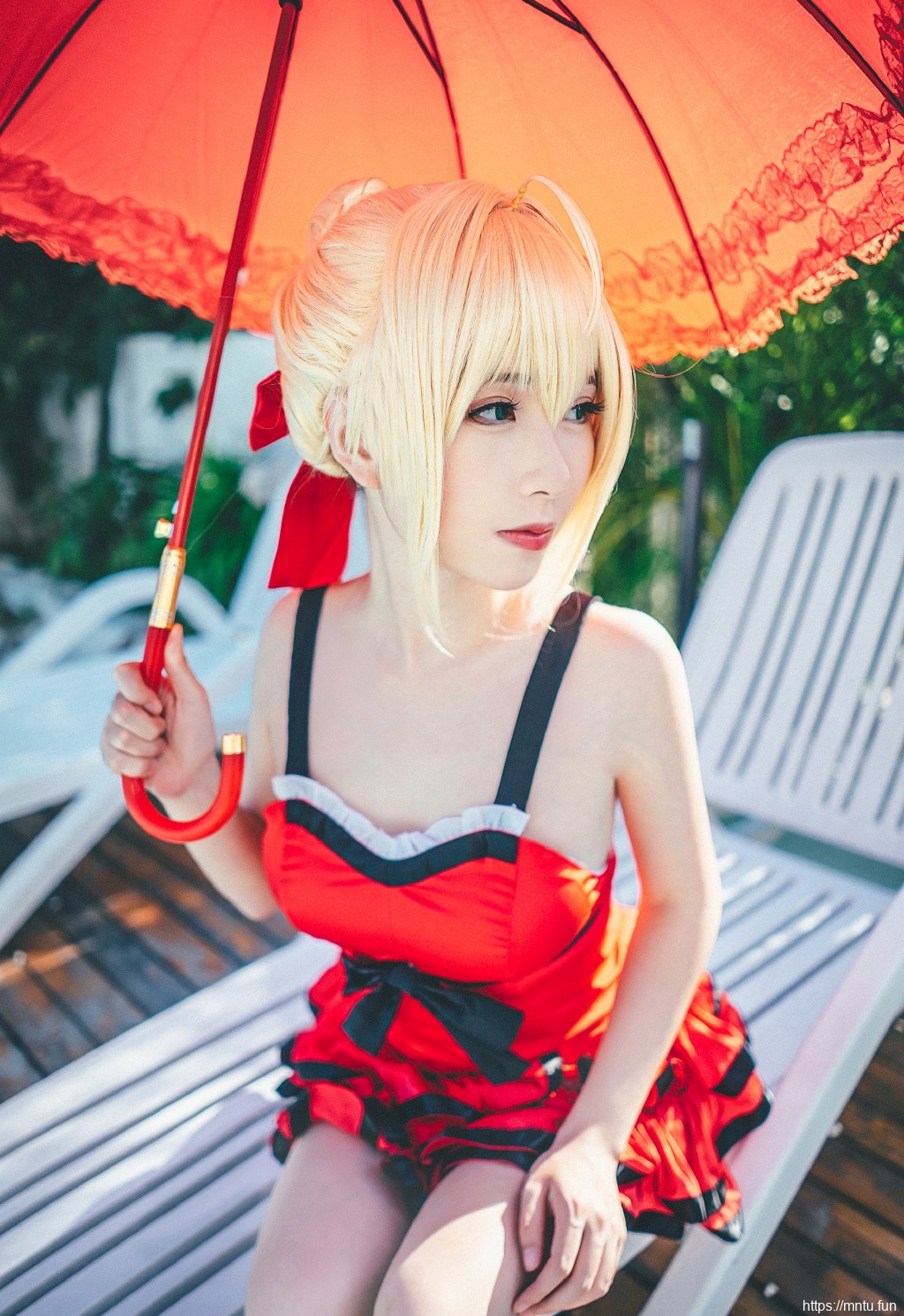 长腿美女性感惹火cosplay写真图片