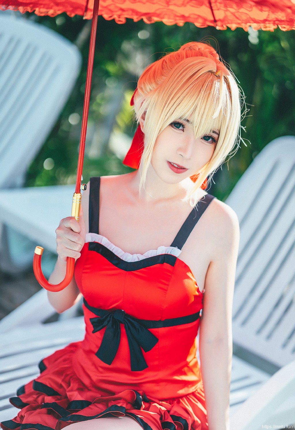 长腿美女性感惹火cosplay写真图片