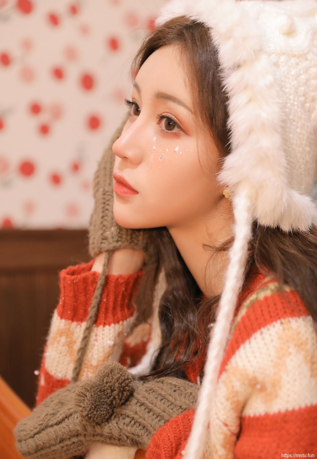 唯美圣诞美女主题节日摄影艺术写真