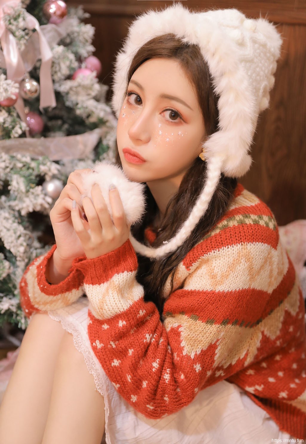 唯美圣诞美女主题节日摄影艺术写真