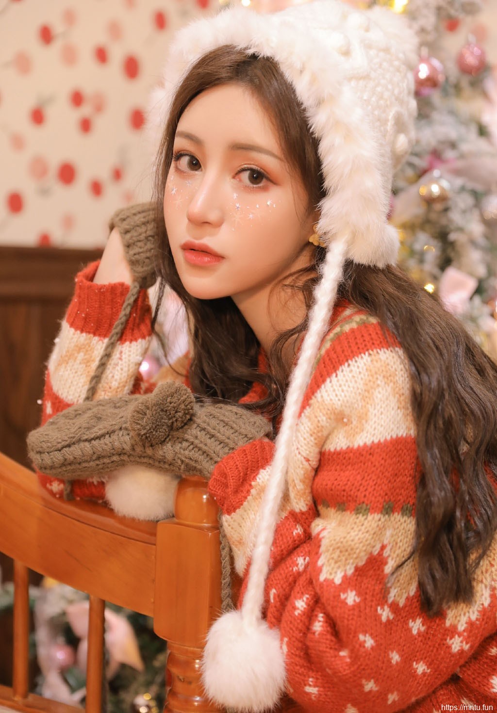 唯美圣诞美女主题节日摄影艺术写真