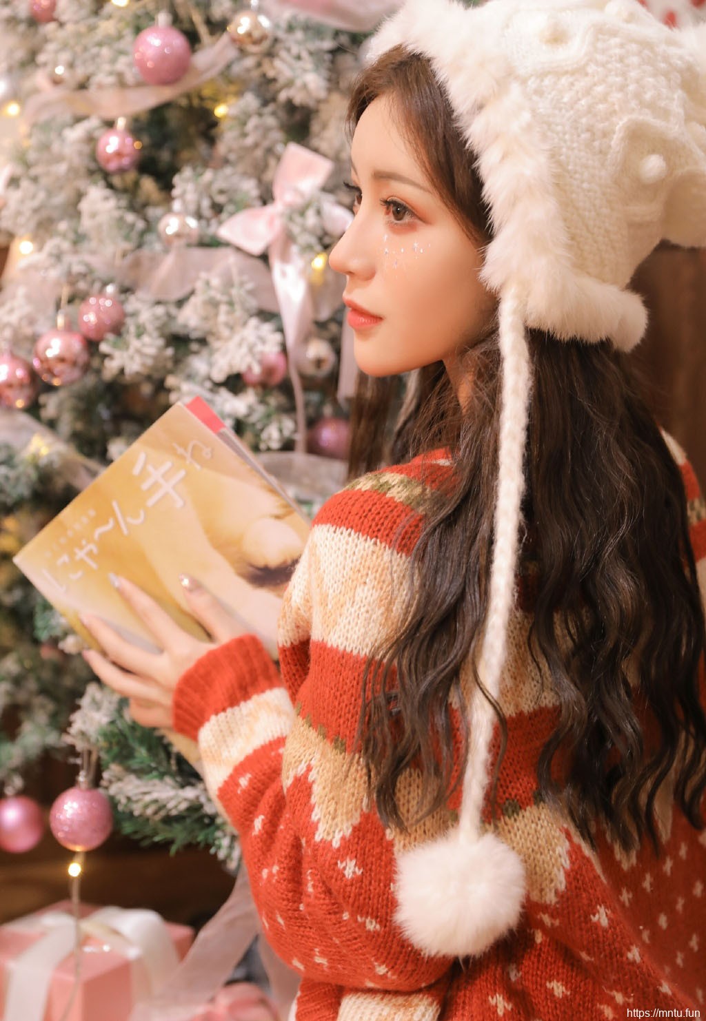 唯美圣诞美女主题节日摄影艺术写真