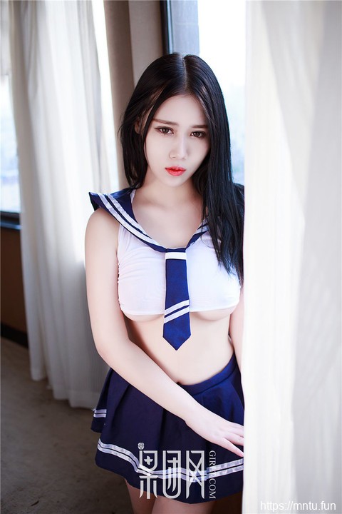 Girlt果团人像摄影写真 先生制服美女白雪白嫩美乳人体私拍图片