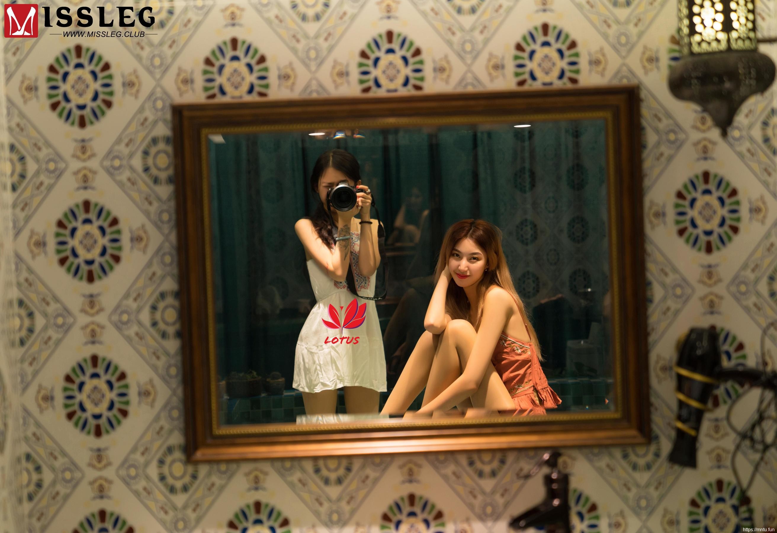 心语《旗袍美人+吊带肚兜》 [蜜丝MISSLEG] M008